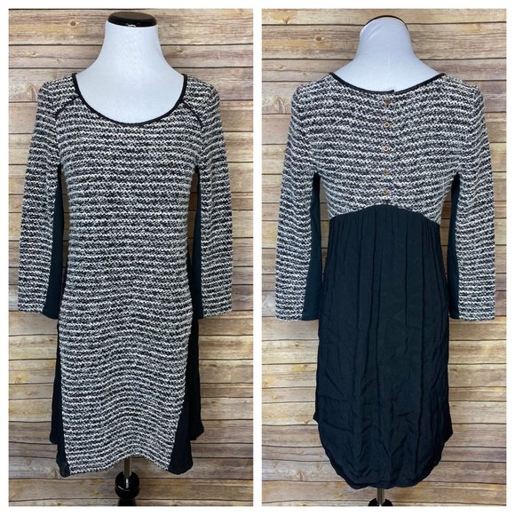 Anthropologie Dresses & Skirts - Anthropologie Maeve Contrast Panel Tweed Dress